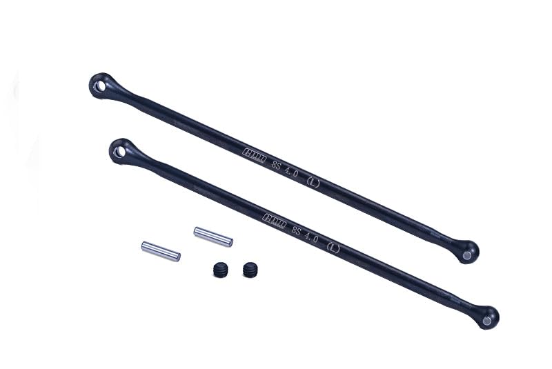 4140 Medium Carbon Steel Dogbone 190mm (Replaceable Pin) for 1:5 Traxxas X Maxx 8S with WideMAXX #7895 / XRT 8S 78086-4 Monster Truck Upgrades