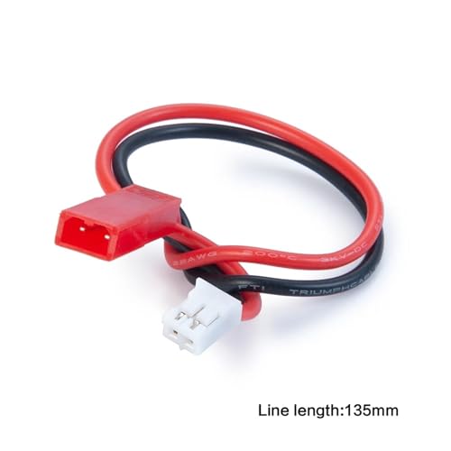 RC Models For Axial For SCX24 1/24 Connector Soft Silicone Cable Wire Male RC Micro Crawler Car Model Accessory Assemble(Size1) - size: Size1
