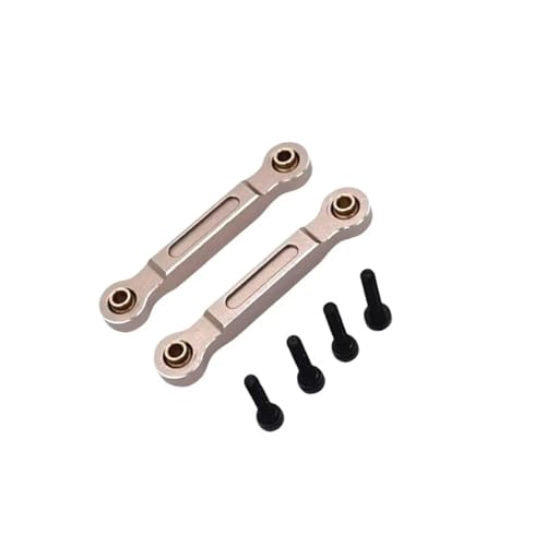 Rc Upgrade Spare For MJX 14211 1/14 Metal Front Steering Rod Steering Links RC Car Upgrade Parts Accessories(Silver) - color: Silver