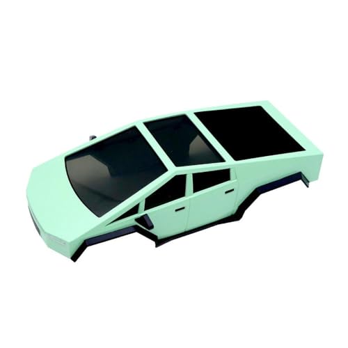 COMODO RC Crawler Body Shell 1/18 Scale ABS Hard Shell Compatible with Bronco Style Trucks 155mm Wheelbase(Light Green) - color: Light Green