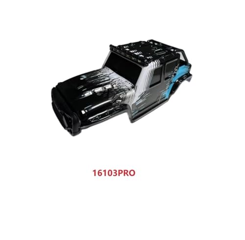 Compatible with SCY for 16101PRO for 16102PRO 16103PRO 16201PRO 1/16 R/C Cars RC Trucks RC for Buggy Spare Parts Body Shell RC Repair Parts(D) - size: D
