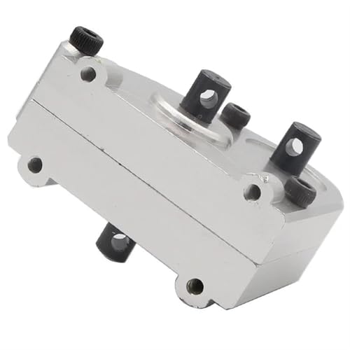 RC Car Accessories for MN G500 for MN128 MN86KS MN86 MN86K MN86S 1/12 Metal Transmission Gearbox Transfer Case Modification RC Crawler Car Upgrade Parts(Silver) - color: Silver