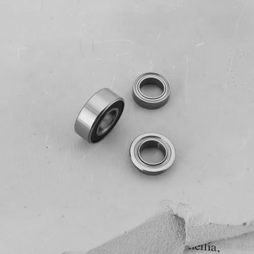 24Pcs RC Car Ball Race Bearing Upgrade Bearing Set Replacement Part 5x11x4mm 2RS 5x8x2.5mm ZZ 5x8x2.5mm Flanged Compatible with T-Amiya MF-01X