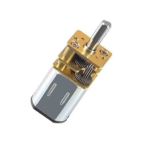 Alinan 2pcs 12V 300RPM N20 High Torque Speed Reduction Geared Motor with Metal Gearbox Motor for Smart Car DIY RC Toys - size: 12V 300RPM
