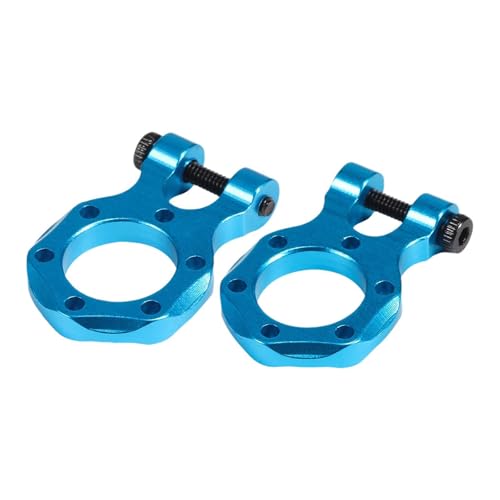 DYNWAVE 2 Pieces RC Tow Hook Aluminum Alloy, Light Turquoise Shackle Shackle, CNC, 1/10 RC Crawler Vehicle, RC Car Accessory, Easy & Replacement
