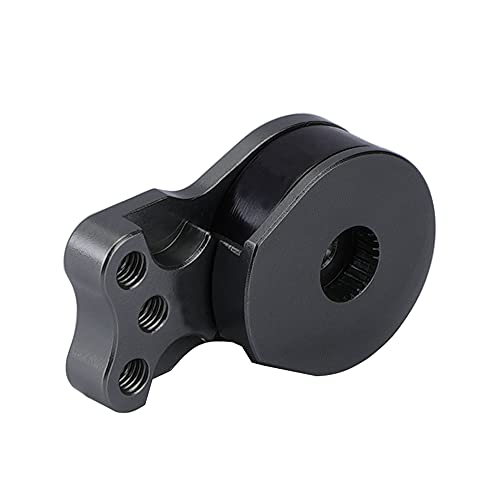 DJX Aluminum 25T Servo Saver 3 Holes Adjustable Hi-Torque Servo Horn for 1/8 1/10 Remote Control Car Boat (Titanium) - color: Titanium