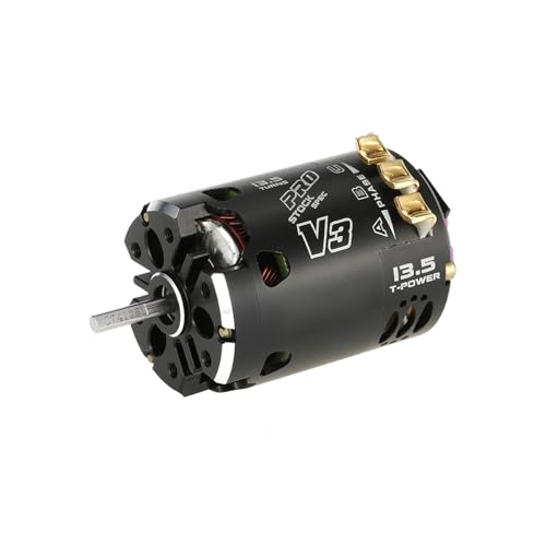 Rocket V3 540 13.5T Sensored Brushless SPEC Motor Black for 1/10 RC Racing Car Truck High Power Brushless Motor for 1/10 RC Racing Car