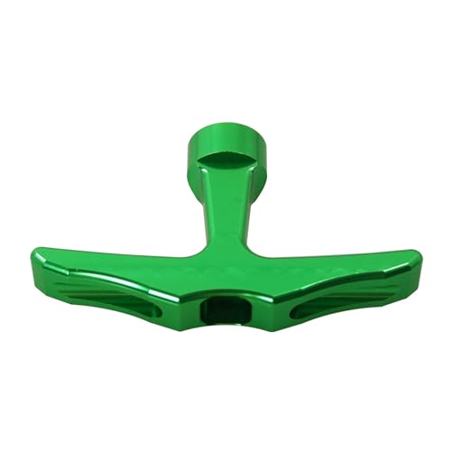 Alloy CNC Pull Starter Handle for Zenoah CY Rovan TSRC Engine (Green) | for 1/5 Hpi Rofun Km Baja Lois 5ive-T FG GoPed Redcat Rc Car Parts - color: Green