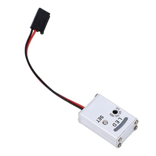 RC 3 Axis Gyroscope Aluminum Housing Adjustable Sensitivity for RC Drift Rally Trucks - Enhanced Steering Precision Improved Control and Stability for Racing Enthusiasts