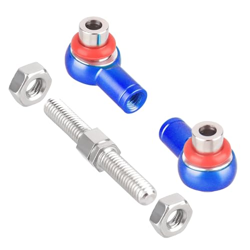 Hobbypark Metal Turnbuckle Aluminum Camber Links Toe Links with Rod Ends Steering Linkage Set for Traxxas 1/18 LaTrax Teton Upgrades Desert Prerunner, Replace 7636 (Navy Blue) - color: Navy Blue