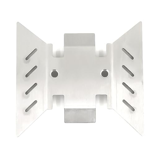 Stainless Steel RC Skid Plate RC Car Chassis Guard RC Chassis Armor Set for Axial SCX10 III RC Crawler Car