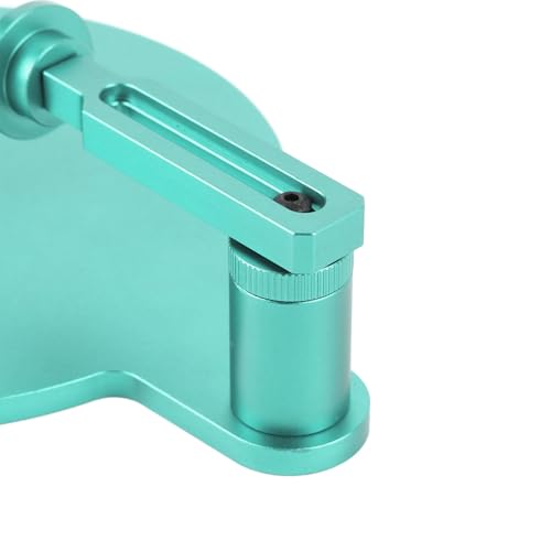 RC Tire Gluing Tool with Adjustable Roller | Metal Cementing Helper for 1/18-1/8 Scale RC Trucks, Multifunctional Car Wheel Adhesive Applicator in Blue (Cyan) - color: Cyan