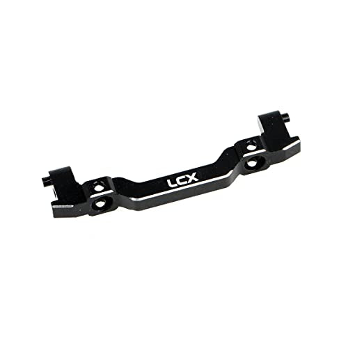 LCX Racing 1/24th RC Crawler Car CNC Machined Aluminum Front Bumper Mount Front Bumper Bracket for Axial SCX24, Upgrades Parts Accessories