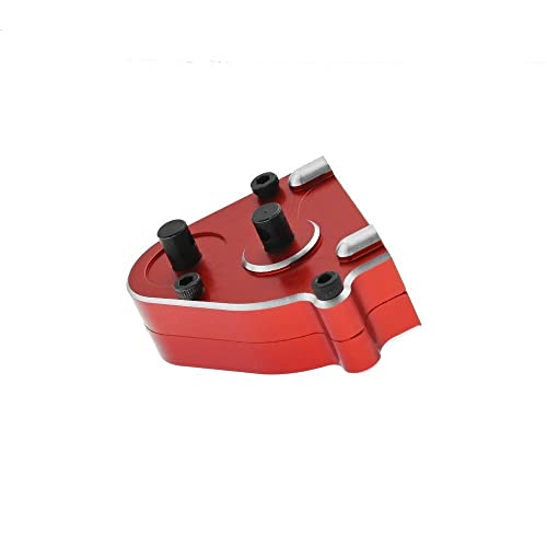 CNC Metal Transfer Case Gearbox for 1/12 MN MN86 MN86S MN86KS MN86K 4WD G500 Crawler RC Car Modified Accessories - (Color: Red)