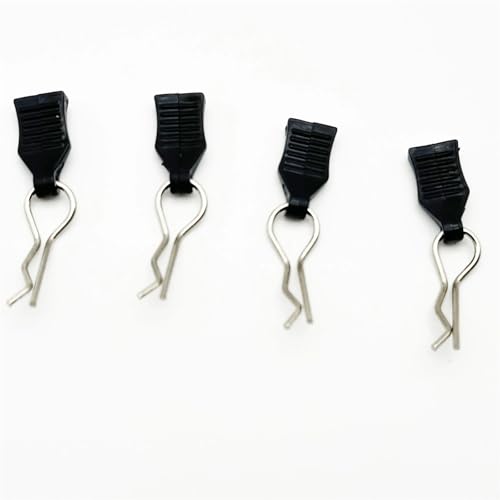RC Body Clips 60 Pcs RC Car Clips Body Shell for 1/12 1/14 1/16 1/18 Metal R Buckles Truck Buggy Pins Cars Parts