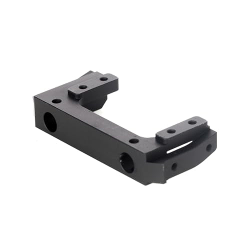LCX 1/10th RC Crawler Car Metal Front Bumper Mount Bracket Brace Forward Servo Mount for Axial SCX10 II, Upgrades Parts Accessories