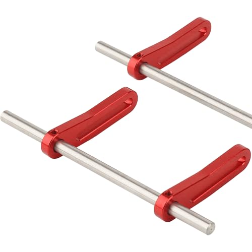 Metal Front Rear Modular Bumper Bull Bars for 1/10 RC Crawler Chassis LCG TRX4 TRX6 SCX10 Capra Dodge Power Wagon Upgrade Parts (red) - color: Red