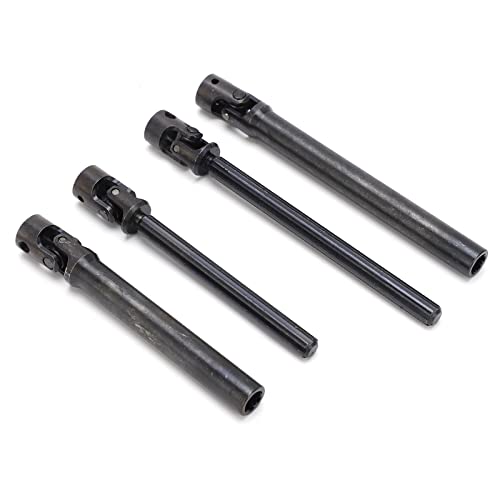 Front Rear Drive Shaft, Stainless Steel Adjustable Drive Shaft Upgrade Parts for Axial RBX10 RYFT AXI03009 1/10 RC Cars