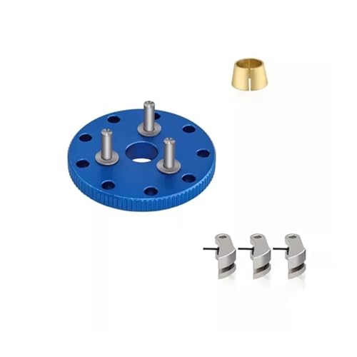 for Traxxas for Nitro for Slash for Rustler T-Maxx Metal Flywheel Clutch Bell Set #4142#4146#3281 RC Car Upgrade Parts Accessories Replacement RC Car DIY Parts(Blue) - size: Blue