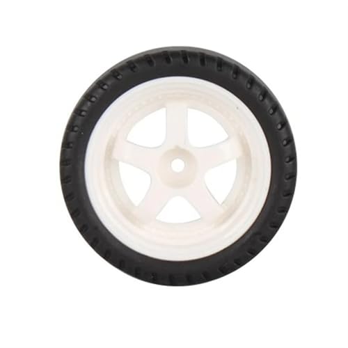 RC Car Accessories for Ldrc AE86 A86 A86P LD1801 1/18 Rc Upgrade Accessories Parts 4pcs 33mm Drift Tire Wheel Hard Tyre Modified(White) - color: White