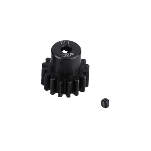 5Pcs Metal Steel 32P Pinion Gear Sets 13T 14T 15T 16T 17T with Hex Key for 1/10 Crawler Truck Traxxas Arrma HSP HPI AXIAL Tamiya LOSI RC Car Upgraded Parts (13T 14T 15T 16T 17T) - style: 13T 14T 15T 16T 17T
