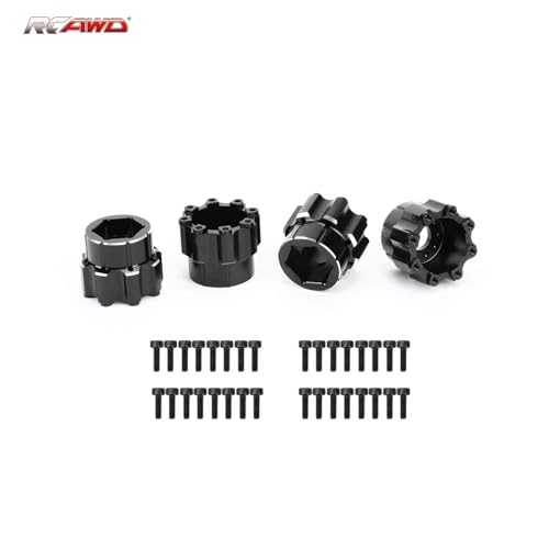 RCAWD for Pro-Line 1/8 8x32 to 20mm Aluminum Wheel Hex Adapters 3.8" Wheels Upgrades Parts #PRO635700 - size: 20mm