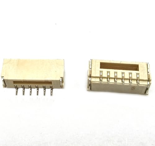 20Pairs Micro JST GH 6Pin 1.25mm Male Female Connector, GH1.25 Terminal Connector Wire Cable 15cm 28AWG - size: 6Pin