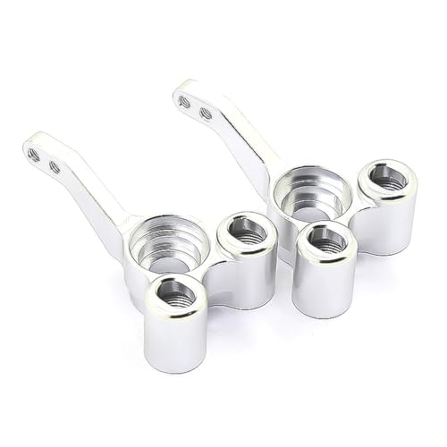 Aluminum Rear Axle Seat RC Upgraded Parts for HSP 1/10 94122 94188 94144 94155 94177 RC Car, Silver - color: Silver Rear Axle Seat