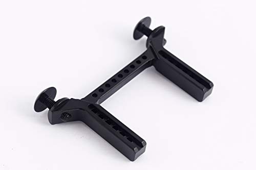 Aluminum Front and Rear Body Post Mounts for Traxxas TRX-4 RC Car (Black) - color: Black