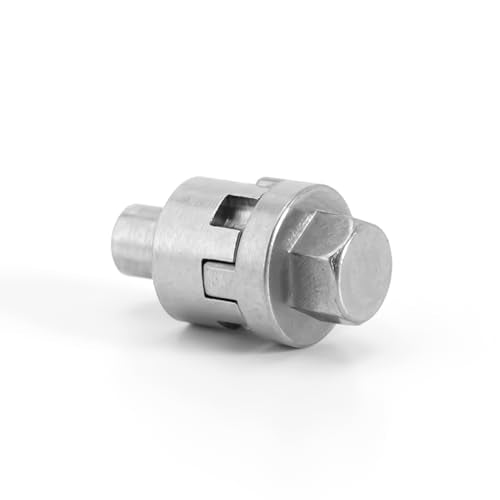 INJORA M2 Wheel Nuts 7mm Stainless Steel Nuts 4PCS for 1/24 RC Crawler Axial SCX24 AX24 Upgrade - size: 7mm