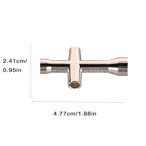 5 in 1 RC Car Tools Kits - RC Car Body Hole Puncher Reamer Ball Bearing Remover Straight Scissor Screw Tray Cross Wrenches for RC Model Helicopter Boat Cars