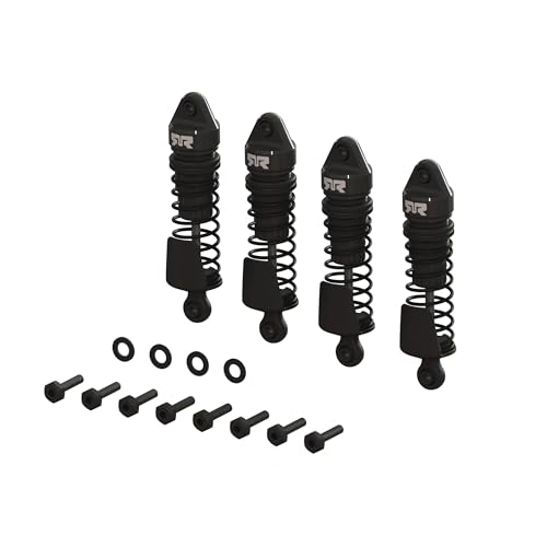ARRMA Aluminum Shock Set 58mm Length 1000 CST Oil Black 4pcs - GROM ARA-1567