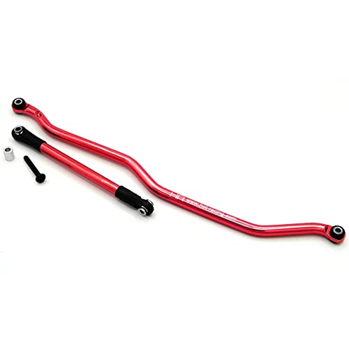 Hot Racing RCS49E02 Red Aluminum Fix Link Steering Rod Wraith Deadbolt