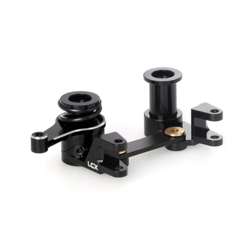 LCX Racing 1/10th RC Crawler Car CNC Aluminum Steering Bellcranks Drag Link Set Steering Kit for Traxxas Drag Slash, Upgrades Parts Accessories