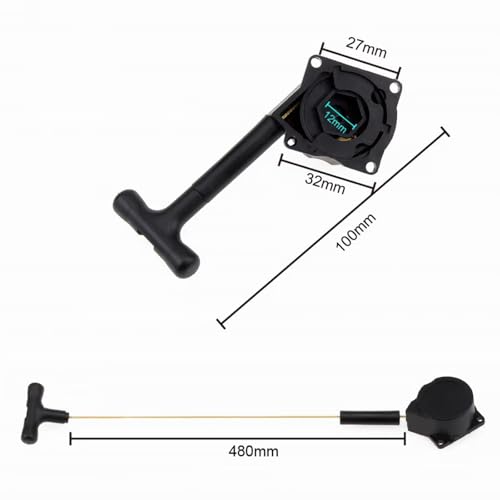 RC Toys Upgrades Parts For HSP 1/8 1/10 For Nitro For Universal Engine Pull Starter Handle Replacement Recoil Start Kit RC Car For Buggy Truck