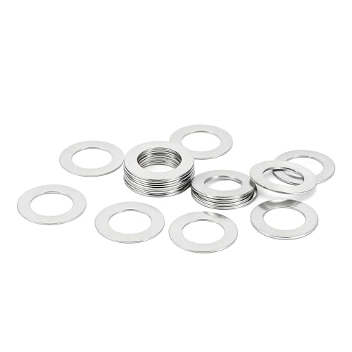 320pcs Flat Washer Assortment Kit, 15 Different Sizes Shim Washers M3~M20, Thick = 0.5mm, 304 Stainless Steel Thin Gasket for Bolt Screws (Thick 0.5mm Kit) - size: Thick 0.5mm Kit
