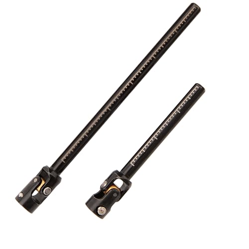MEUS RACING SCX24 Driveshaft Cut to Length Driveshaft for 1/24 Axial SCX24 RC Crawler Car (Black) - color: Black