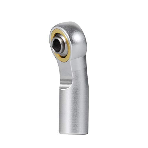 QUE-T 20pcs/Set M3 Link Tie Rod End Metal Ball Joint Head for 1/10 RC Crawler Car Boat (Silver) - color: Silver