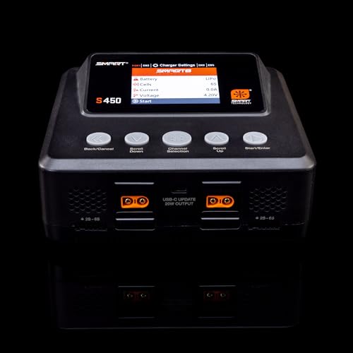 Spektrum S450 G2 AC/DC Smart Charger 4x50W Battery Charger, SPMXC3040