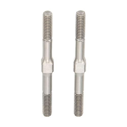 2Pcs RC Steel Turnbuckle M4 48mm RC Turnbuckle Link for ARRMA Granite for Big Rock for Typhoon for Senton 3S Brushless Brushed Series 1/10 RC Cars
