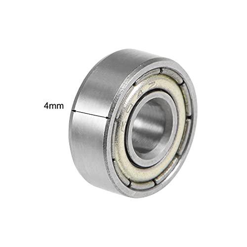 uxcell 694ZZ Deep Groove Ball Bearings Z2 4mm X 11mm X 4mm Double Shielded Carbon Steel 2pcs - size: 4mmx11mmx4mm