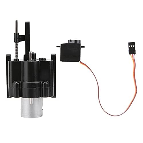 WPL Motor Upgrade Kit with 2-Speed Gearbox & High-Torque Servo ABS Transmission System for 1/16 Scale RC Cars Compatible with WPL C14 C24 C34 Models, Heavy Duty Replacement Parts