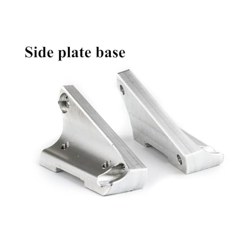 1/10 RC Chassis Kit,RC Performance Carbon LCG Chassis Kit with Brace Rock Sliders Delrin Skid Plate for 1/10 RC Crawler Comp Rigs SCX10 Capra (Chassis kit A) - style: Chassis kit A