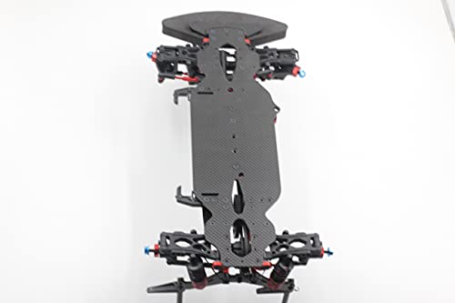 GTBRacing SPEC-R R1 1:10 Scale RC 1/10 Electric Touring Car 4WD Carbon Fiber Main Chassis Body Frame Component Kit (DIY)