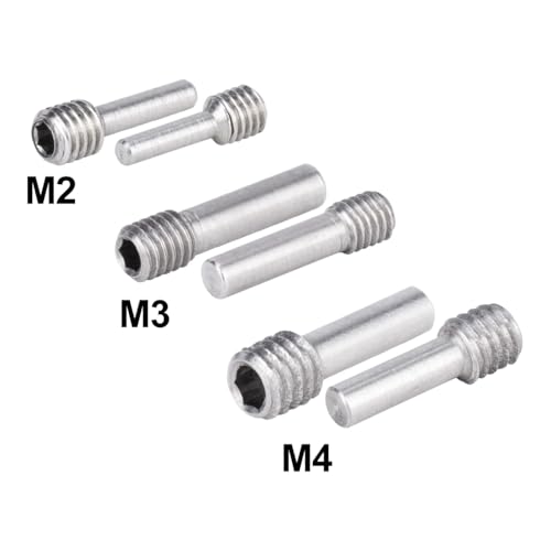 RC Models Parts For Axial For SCX10 1/10 10Pcs M2 M3 M4 Front/Rear Bumper Driveshafts Pin Screws Middle Axle For Bolt Set Screw RC Crawler Car Models(M4) - size: M4