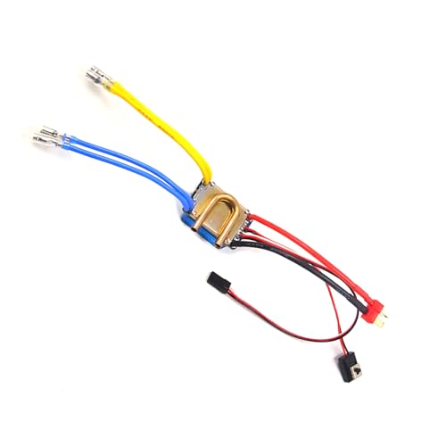 RC 10A Brushed ESC, Dual Way Speed Control for 380 540 550 775 Brushed Motor RC Car, Boat, Tank - size: 480A