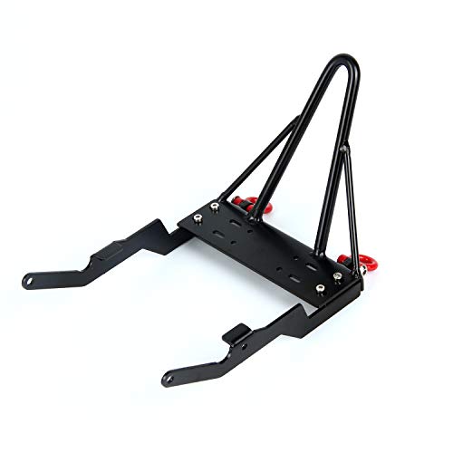 LCX Racing 1/10th RC Crawler Car CNC Machined Metal Front Bumper for Axial Capra Unlimited Trail Buggy UTB10, Upgrades Parts Accessories