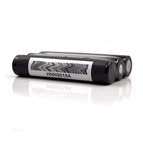 (2-Pack) 7.2V 1200mAh Ni-MH Battery for HNN9018A, HNN9018AR | Fits HNN9018BR and compatible Motorola SP21, SP50, P10 and HT10 two-way radios.
