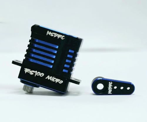 NSDRC Limited Edition RS100 SERVO & Horn - Blue (HELIDIRECT) - color: Blue
