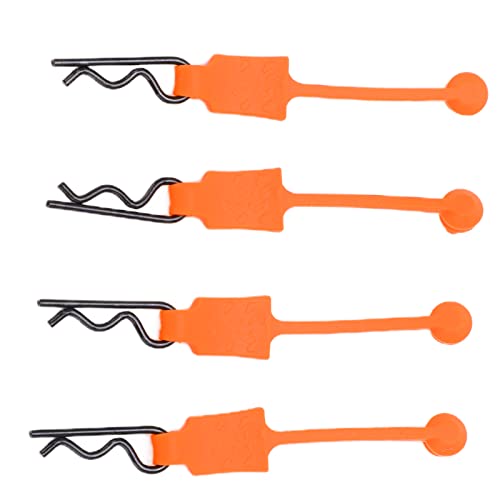 1/10 RC Body Clips, Universal Metal & Silicone Car Shell Pins, Durable Replacement Latch for Axial SCX10, ARRMA, GEN8